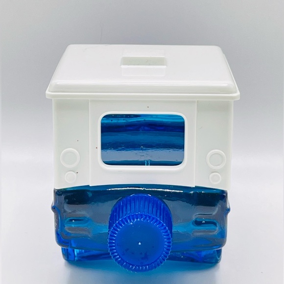 Avon MailTruck cologne decanter w/box & decals, full - Picture 4 of 5